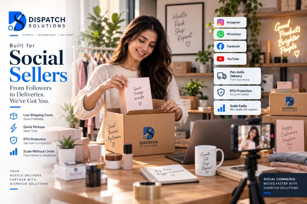 Social seller packing orders for Instagram, WhatsApp, and Facebook commerce